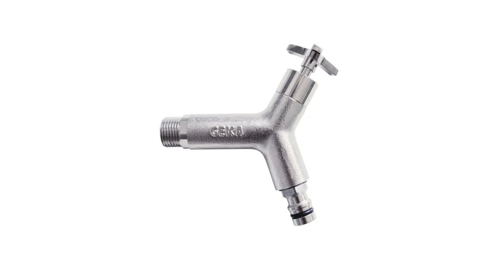Geka push-fit design tapkraan, steek x buitendraad