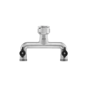 Geka push-fit 2-weg ventiel verticaal, 2x buitendraad
