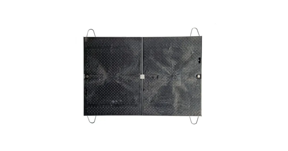 CARSON staalframe met HDPE deksel, 915 x 610mm