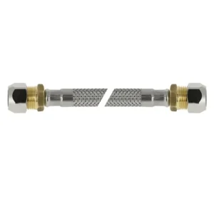 Bonfix flexibele rvs aansluitslang 50 cm, 2x knel