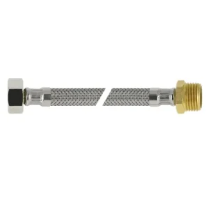 Bonfix flexibele rvs aansluitslang 35 cm, binnendraad x buitendraad