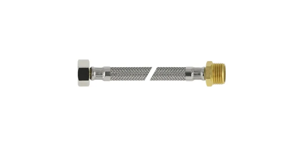 Bonfix flexibele rvs aansluitslang 35 cm, binnendraad x buitendraad