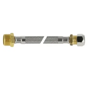 Bonfix flexibele rvs aansluitslang 35 cm, knel x buitendraad
