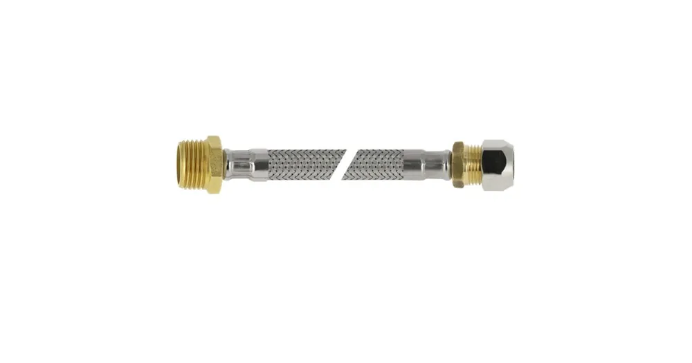 Bonfix flexibele rvs aansluitslang 35 cm, knel x buitendraad