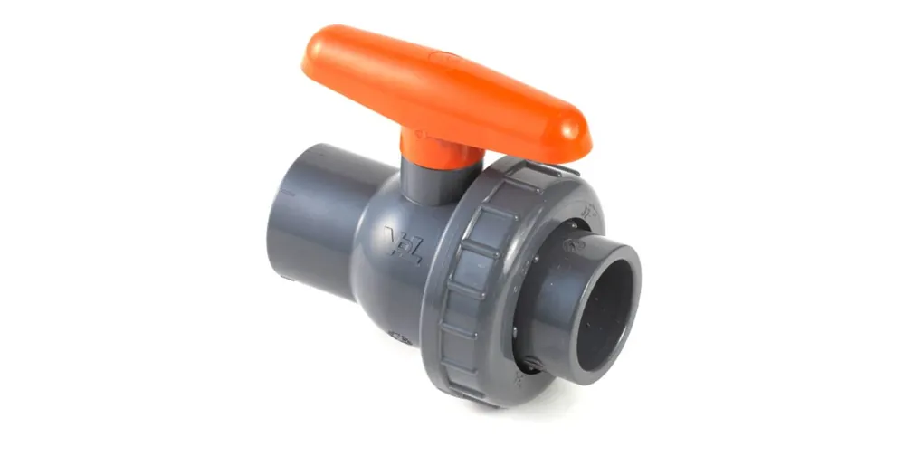 pvc-kogelkraan 2x inwendig lijm 1x wartel