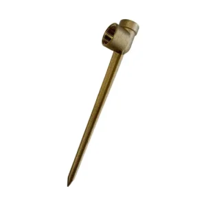Geka messing grondpen, 1x binnendraad