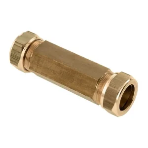 Bonfix messing reparatiekoppeling, 2x knel
