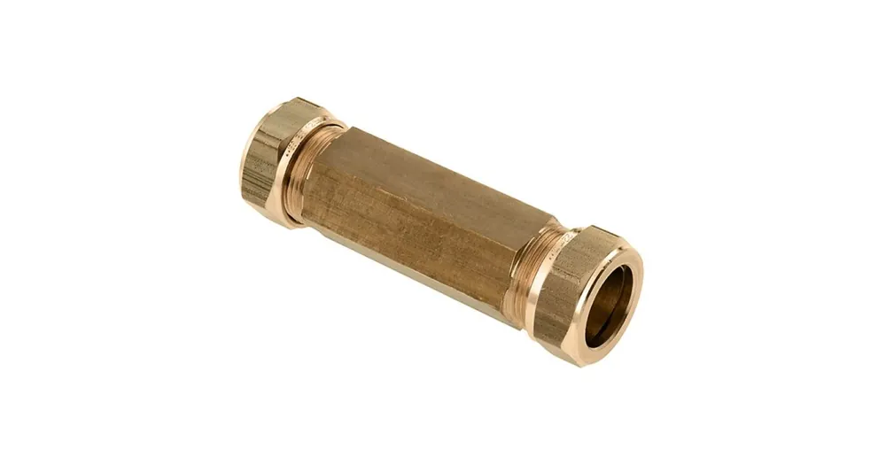Bonfix messing reparatiekoppeling, 2x knel