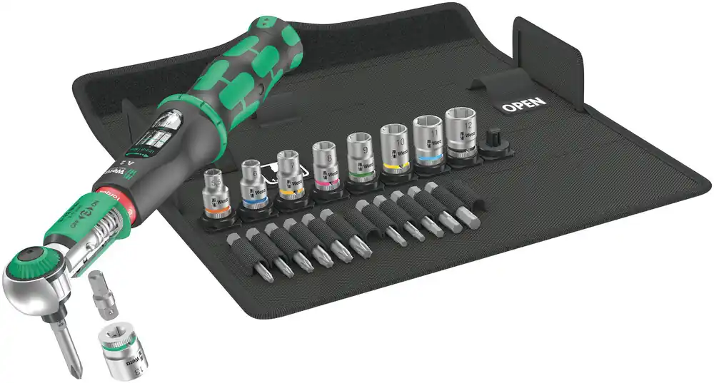 SAFE-TORQUE A 2 SET 1, 1/4" ZESKANT, 2-12 NM, 23-DELIG