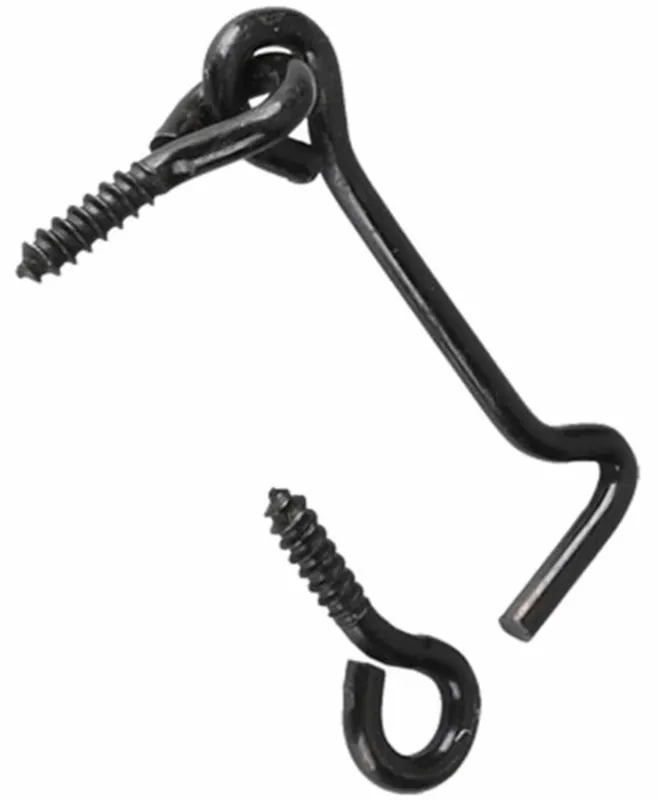 WINDHAAK L=120MM ZWART + LOS OOG