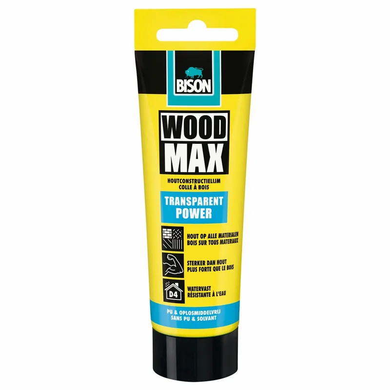 BISON WOOD MAX® TRANSPARENT POWER TUBE 85 G NL/FR