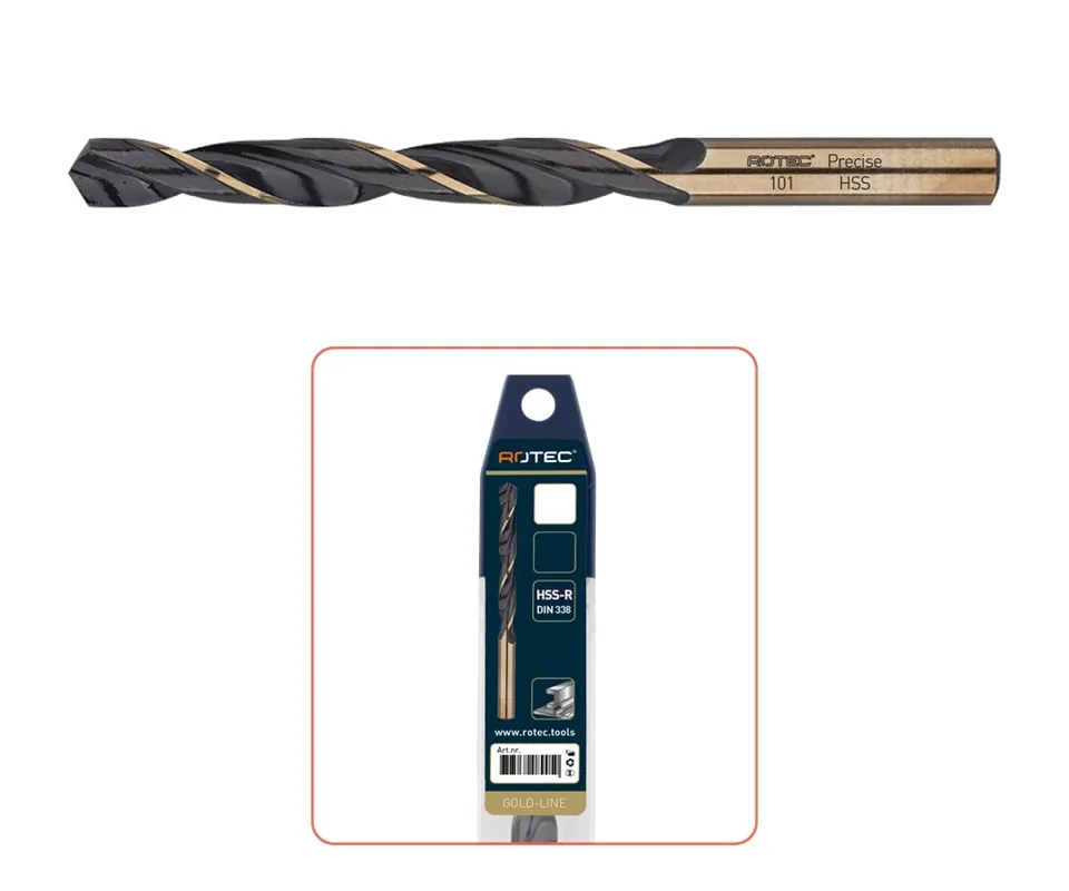 HSS-R SPIRAALBOOR, DIN 338, TYPE 'PRECISE', ø5,5