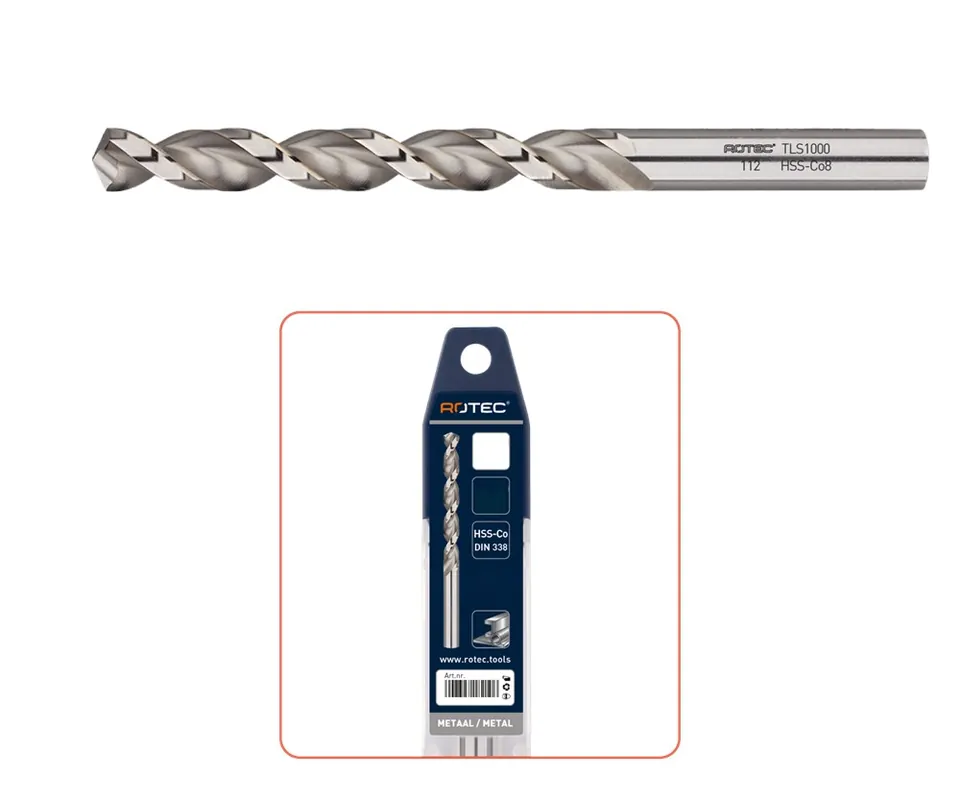 HSS-E SPIRAALBOOR, DIN 338, TYPE TLS1000, ø6,0