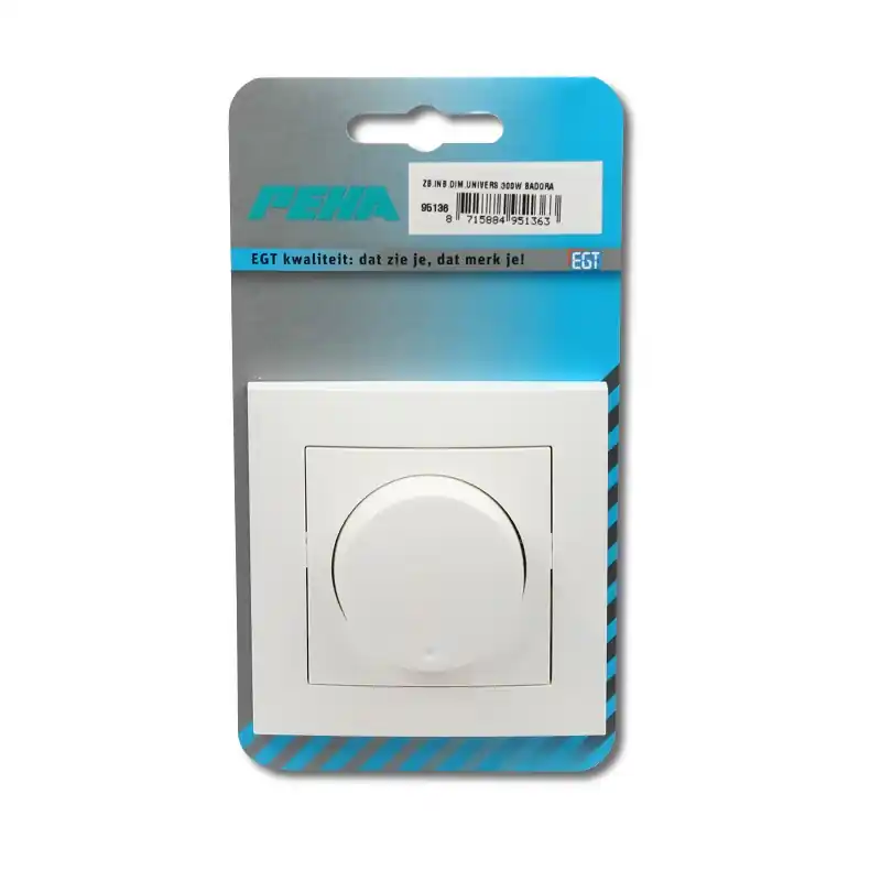 INBOUW DIMMER UNIVERSEEL 300W PEHA BADORA