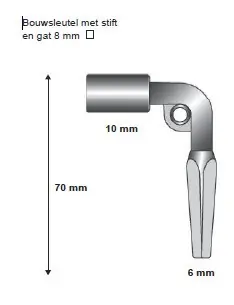 ZUSTER /BOUWSLEUTEL 150V