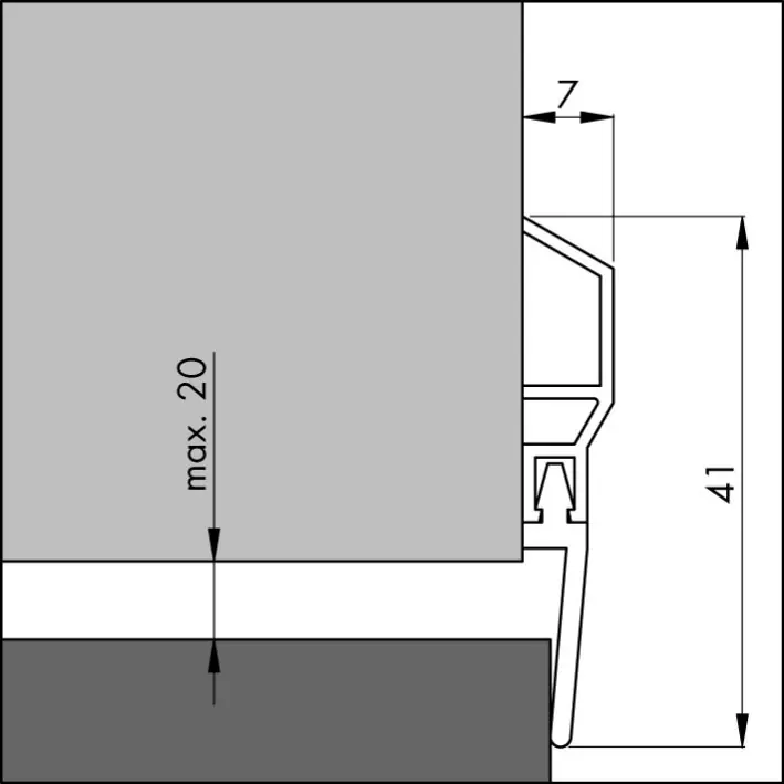 BASIC 100CM WH