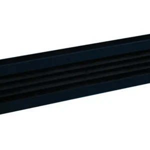 KUNSTSTOF DEURVENTILATIEROOSTER 455X90MM ZWART