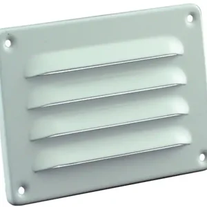 ALU SCHOEPENROOSTER 130X90MM WIT