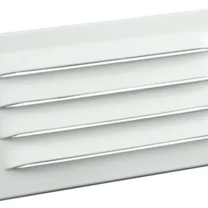 ALU SCHOEPENROOSTER 180X90MM WIT