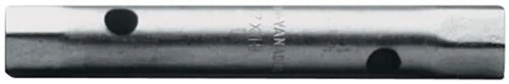 PIJPDOPSLEUTEL SLEUTELWIJDTE 22 X 24 MM LENGTE 185 MM BORINGS-D. 12,5 MM VERCHRO