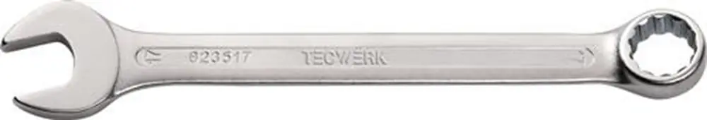 RING-STEEKSLEUTEL SW 9 MM LENGTE 130 MM VORM A CHROOM-VANADIUMSTAAL TECWERK