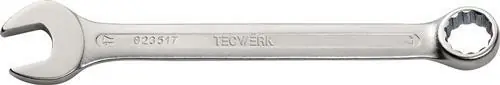 RING-STEEKSLEUTEL SW 8 MM LENGTE 120 MM VORM A CHROOM-VANADIUMSTAAL TECWERK