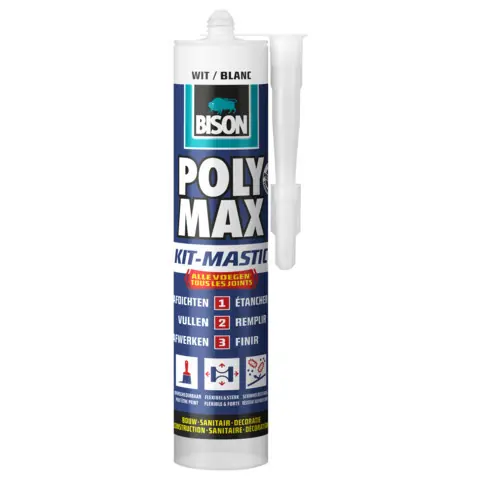 BISON POLY MAX® KIT WIT KOKER 280 ML NL/FR