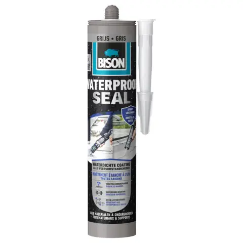 BISON WATERPROOF SEAL GRIJS KOKER 290 ML NL/FR