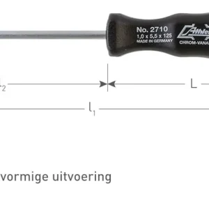 ATHLET SCHROEVENDRAAIER, SL 0,6X4X75