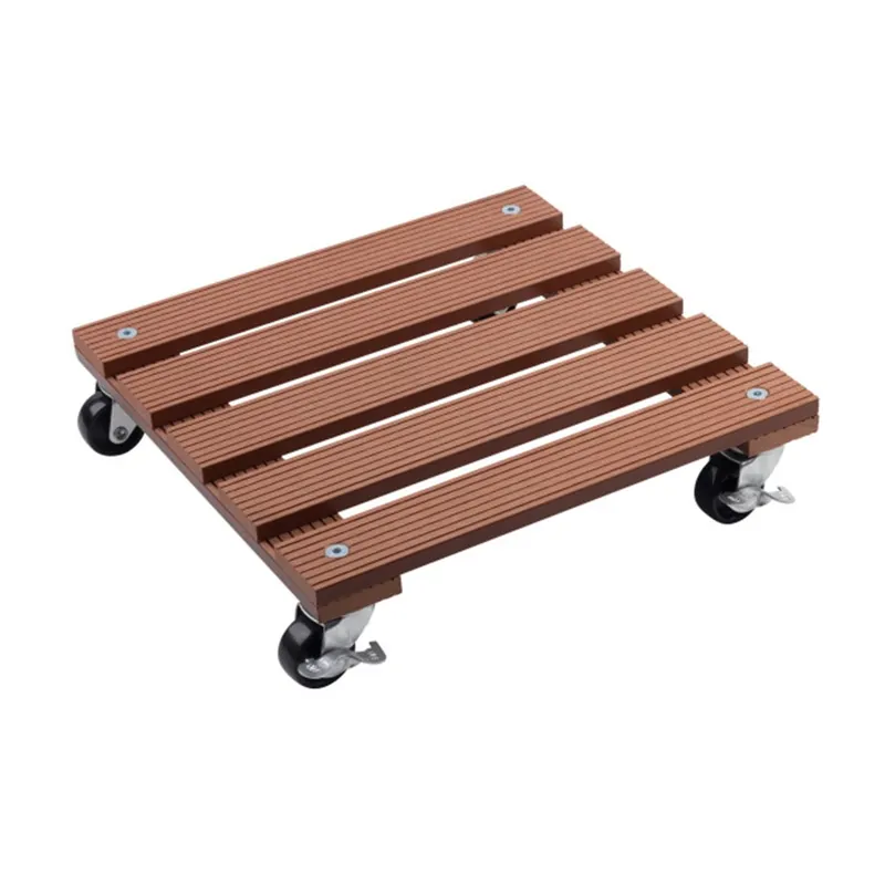 PLANTENROLLER 30X30CM WPC BRUIN