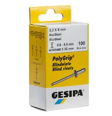 GESIPA NAGEL AL/ST 4,0 X 8 MINI-PACK