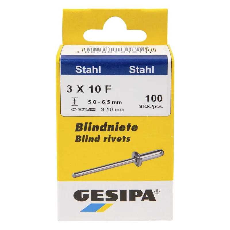 GESIPA NAGEL AL/ST 4,0 X 12 MINI-PACK