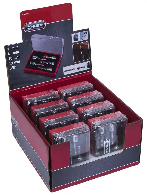 BIT-DOPSLEUTELS 7+8+10+13+3/8 BOX