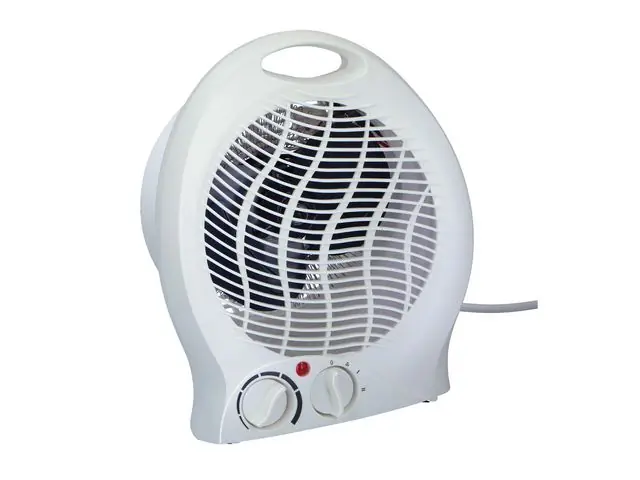 VENTILATORKACHEL THERMOSTAAT WIT 2000W WIT