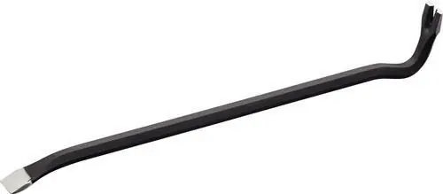 BREEKIJZER TOTALE LENGTE 800 MM BREEDTE 22 MM HOEKIG GEPOEDERD