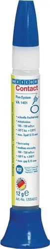 CYANOACRYLAATLIJM VA 1401 12G KLEURLOOS, HELDERE VLOEISTOF PEN-SYSTEM WEICON