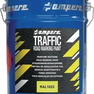WEGMARKERINGSVERF TRAFFIC ROAD MARKING PAINT 5KG GEEL AMPERE