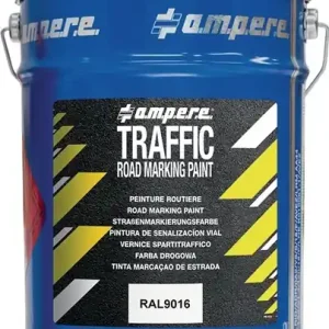 WEGMARKERINGSVERF TRAFFIC ROAD MARKING PAINT 5KG WIT AMPERE