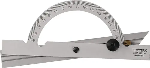 HOEKMETER GRADENBOOG-D. 200 MM RAILLENGTE 400 MM TECWERK