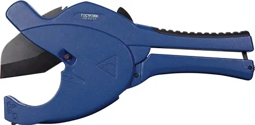 KUNSTSTOFBUIZENSCHAAR 0-63 MM PP/PE/PB/PVDF/MLP/MSR/VPE/CPVC/PVC TECWERK