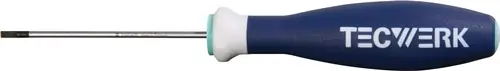 SCHROEVENDRAAIER SNEDEBREEDTE 2,5 MM KLINGLENGTE 75 MM 3-COMPONENTENGREEP RONDE
