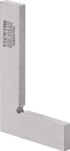 HOEK DIN 875/II BEENLENGTE 75X50MM ZONDER AANSLAG TECWERK