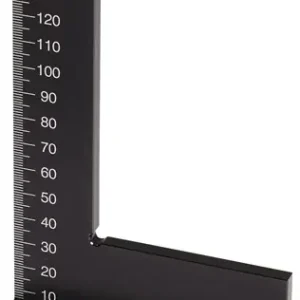 HOEK DIN 875/I BEENLENGTE 100 X 70 MM MET AANSLAG ALUMINIUM TECWERK