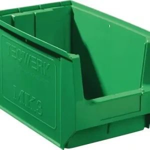 MAGAZIJNBAK L350/300XB210XH200MM PE GROEN TECWERK