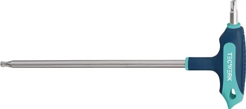 SCHROEVENDRAAIER MET DWARSGREEP T 20X100MM DWARSSTUK TX MET GAT TECWERK