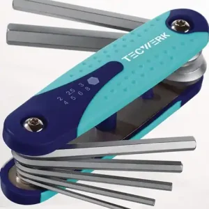 SCHROEVENDRAAIERSET 7-DELIG UITKLAPHOUDER SW 2-8 MM S2-STAAL TECWERK