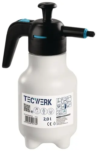 VERNEVELSPUIT 2L FPM-PAKKING, KUNSTSTOF-MONDSTUK TECWERK