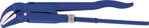 PIJPTANG, SCHUINE BEK TOTALE LENGTE 320 MM SPANWIJDTE 0-55 MM VOOR BUIZEN 1 INCH