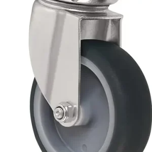 ZWENKWIEL WIEL-D. 50MM GRIJS DRAAGVERMOGEN 50KG M. BEVESTIGINGSPLAAT THERMOPL.