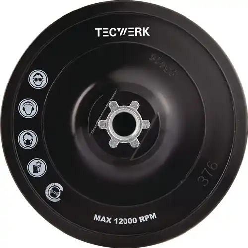 STEUNSCHIJF D. 150 MM M14 VASTKLITTEND TECWERK